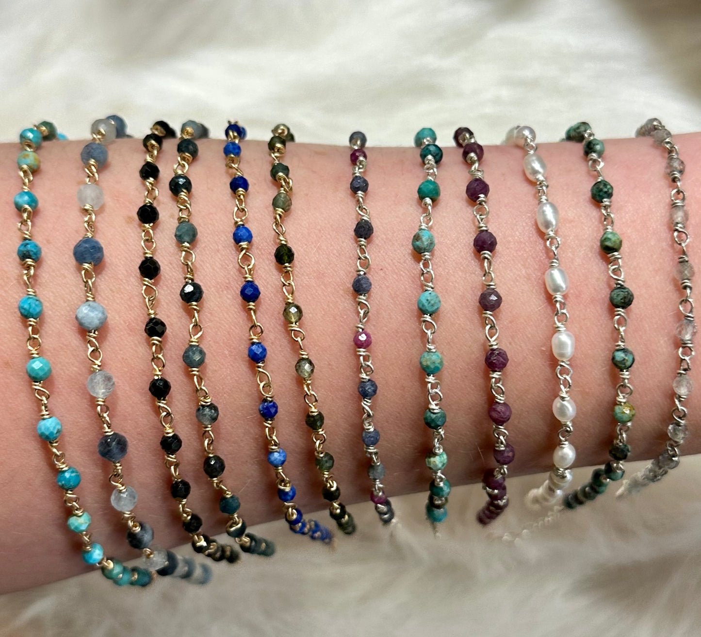 Gemstone Bracelets | Gold