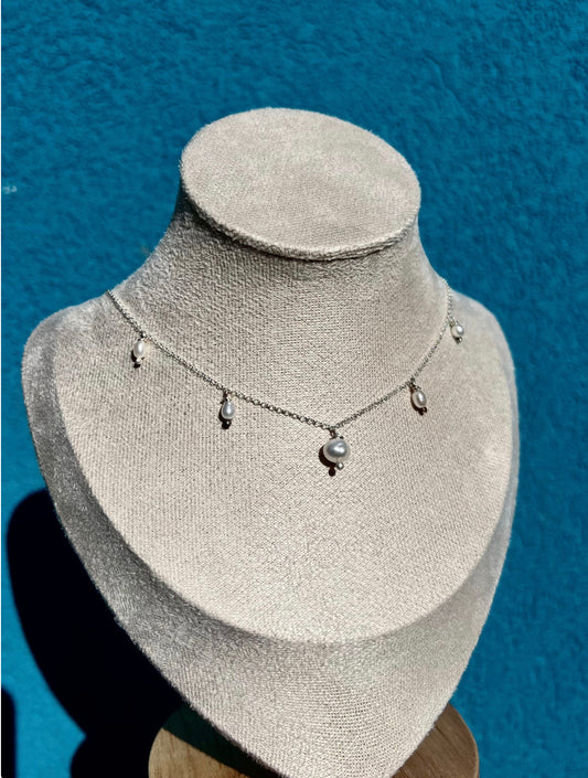 Dew Drop Pearl Necklace