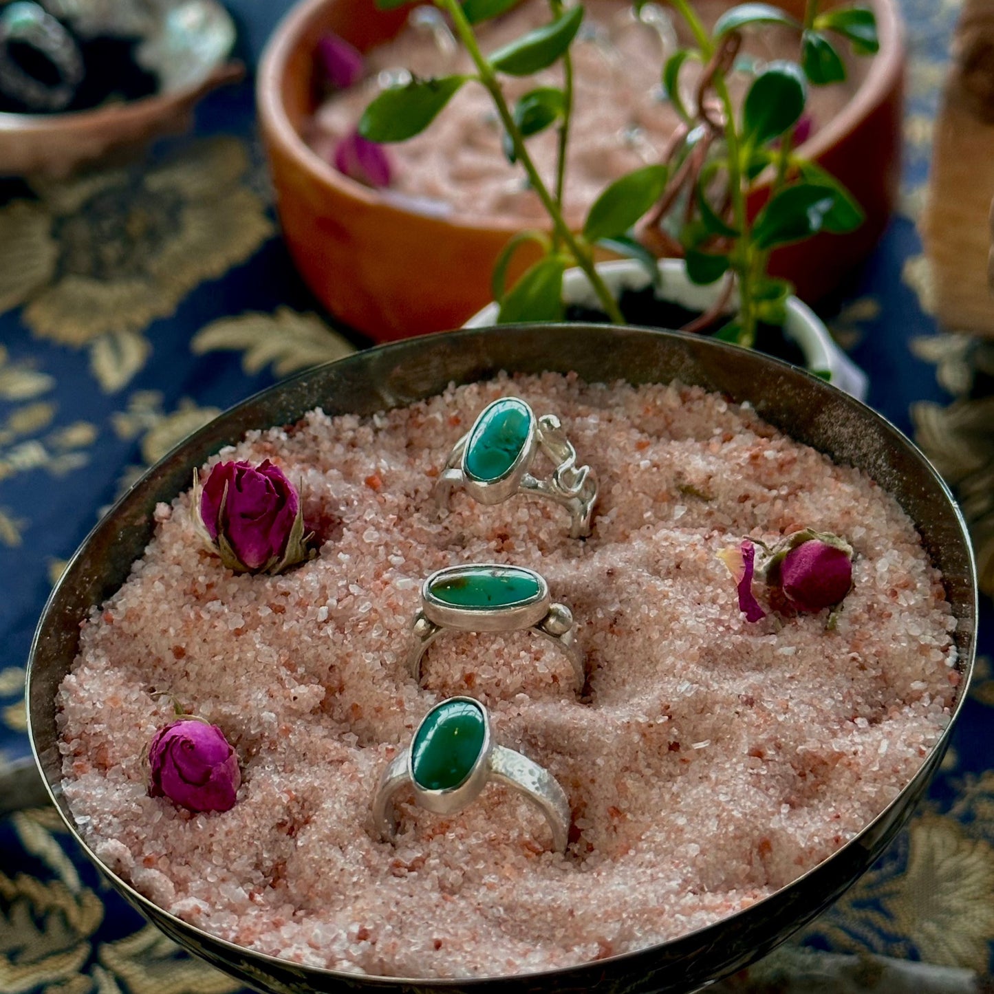 Turquoise Snake Ring