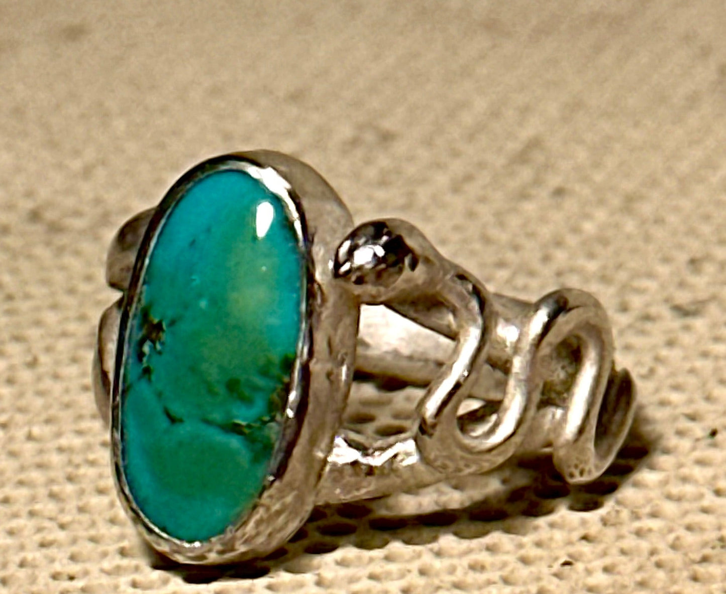 Turquoise Snake Ring