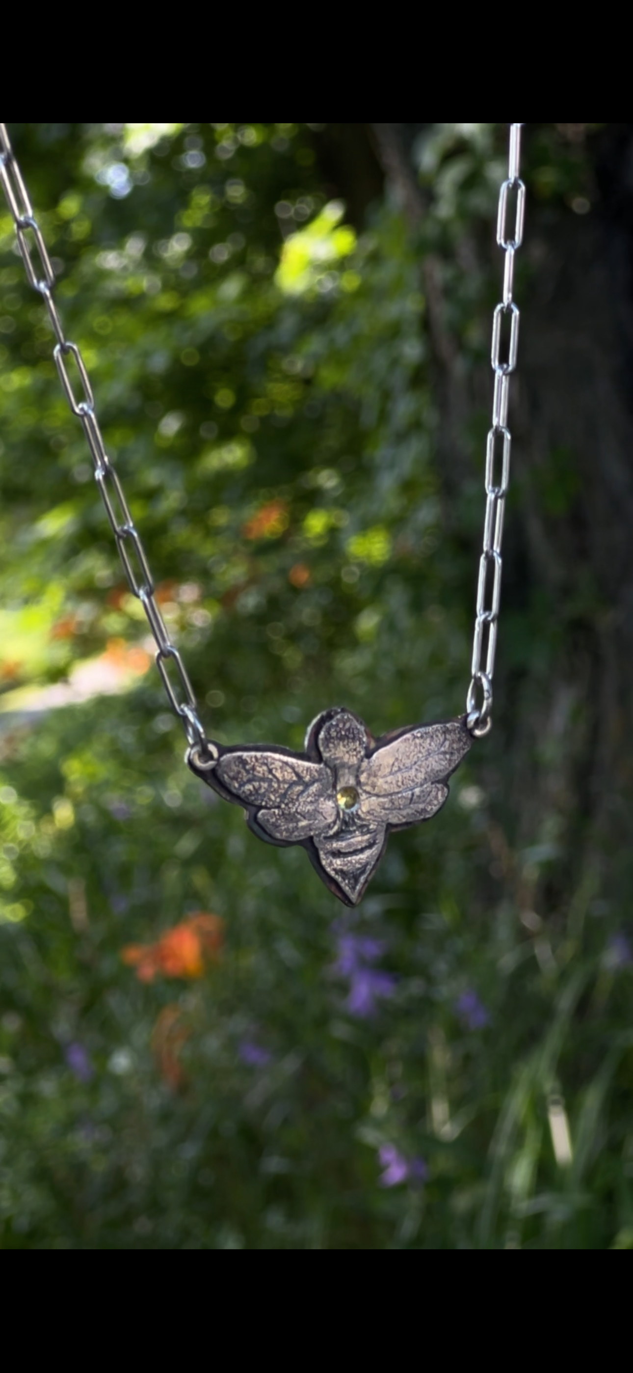 Forged Bee pendant