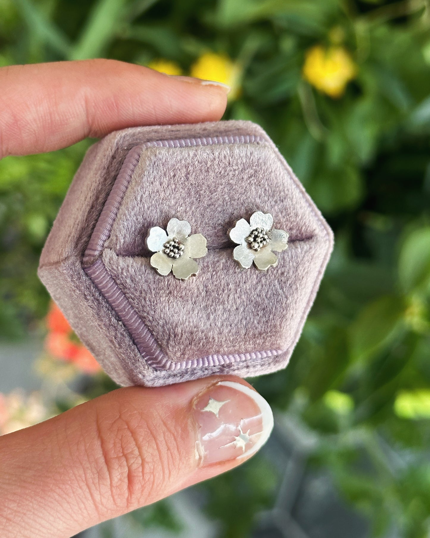 Primrose Studs | Silver
