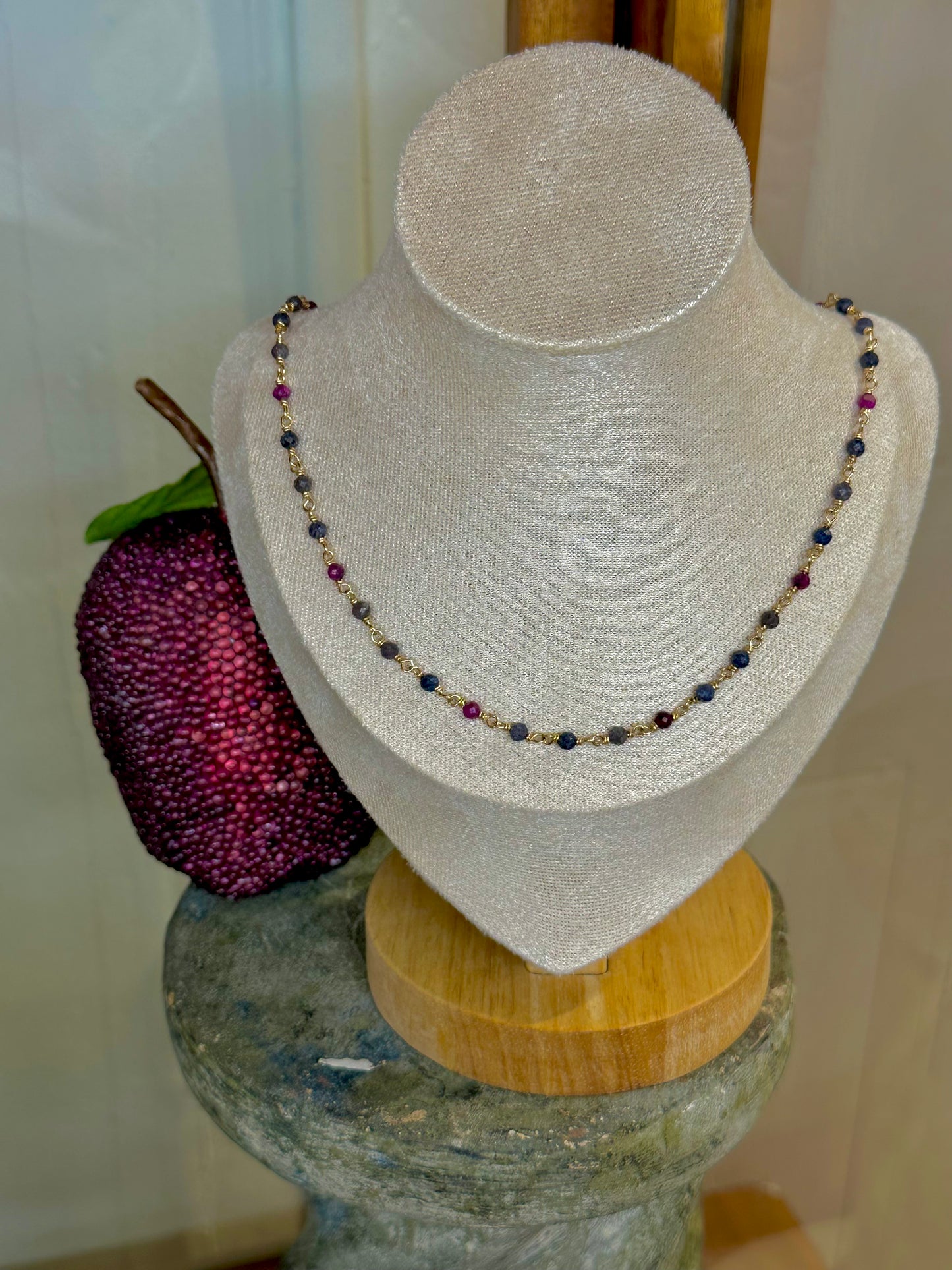 Sapphire Necklace | Gold