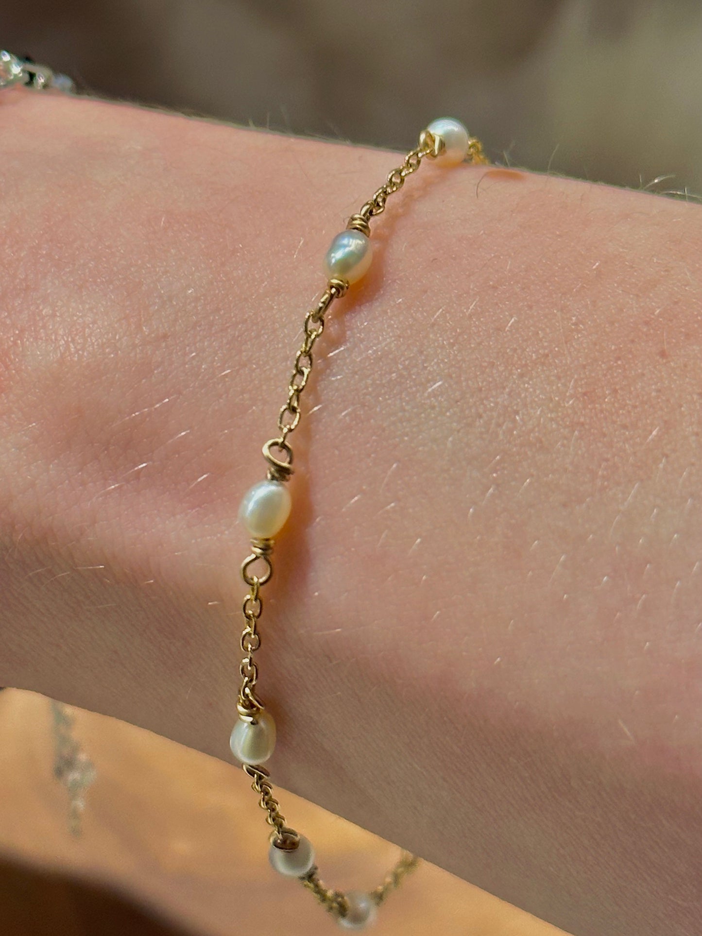 Aphrodite's Pearls Bracelet | Gold
