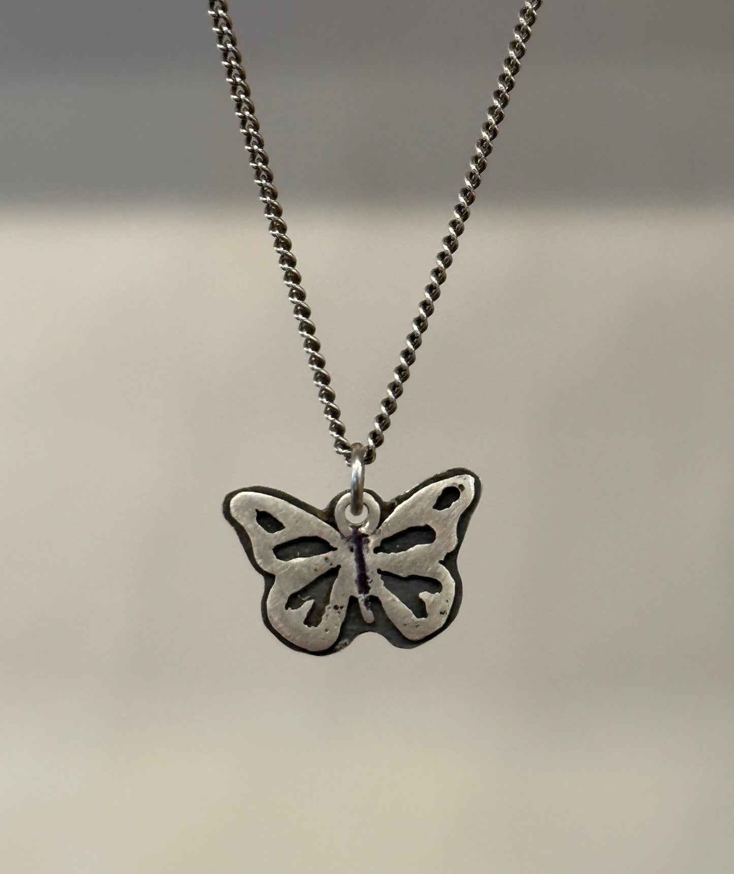 Butterfly Silohette Necklace