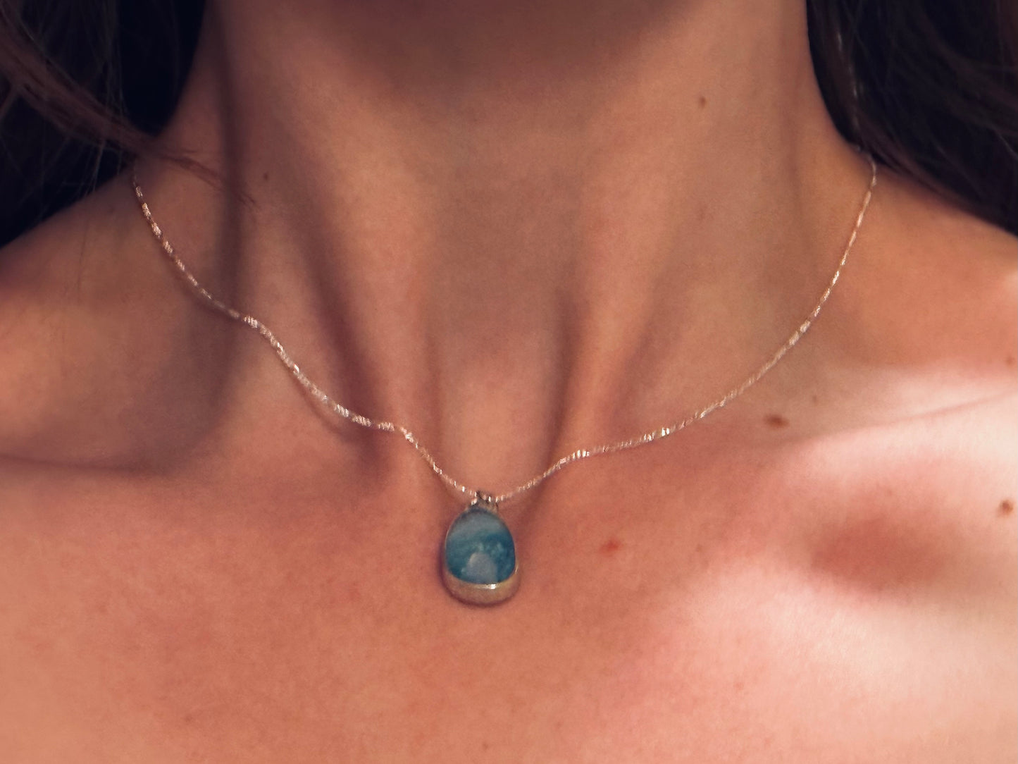 Dainty Opal Necklace