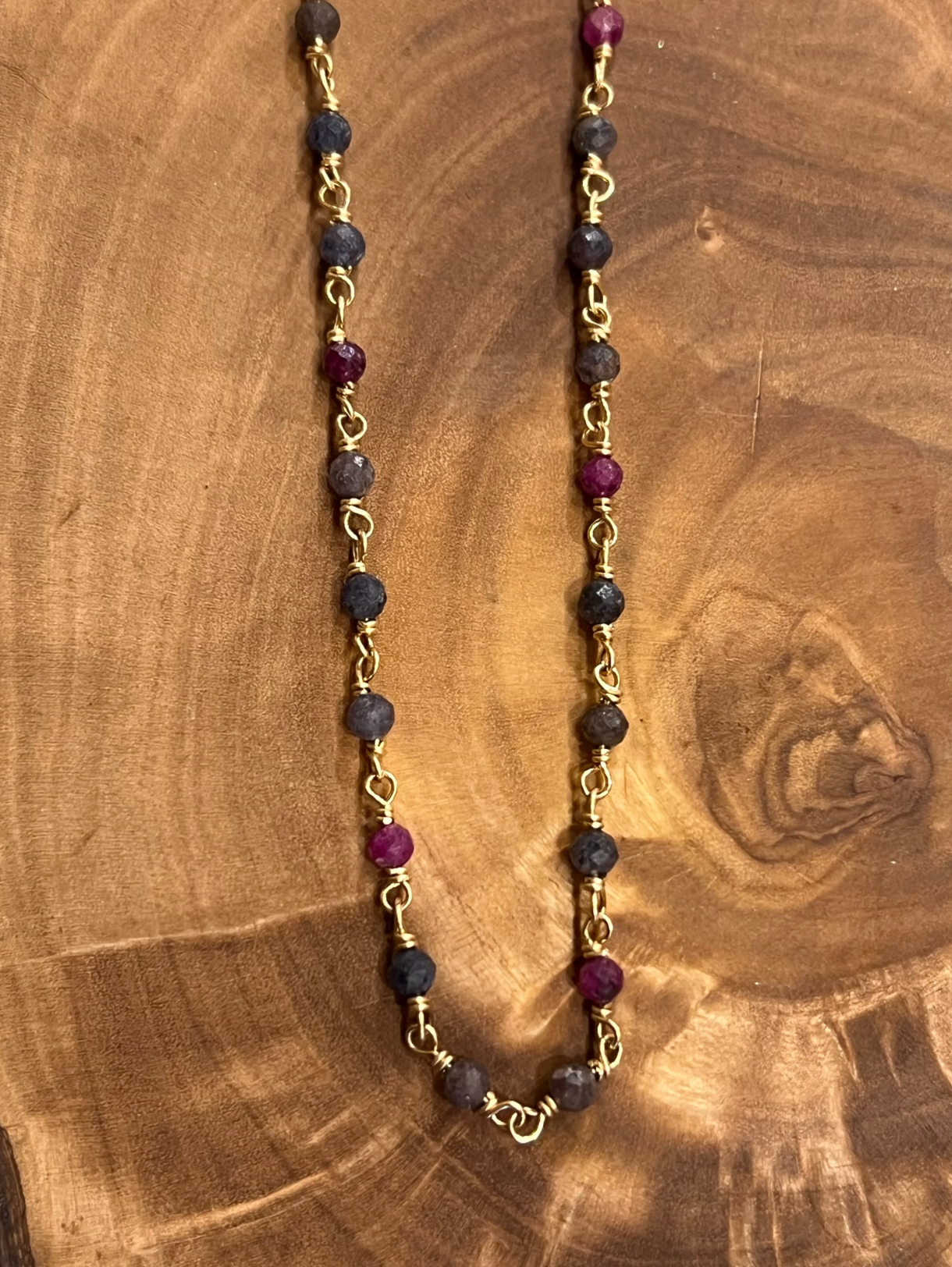 Sapphire Necklace | Gold