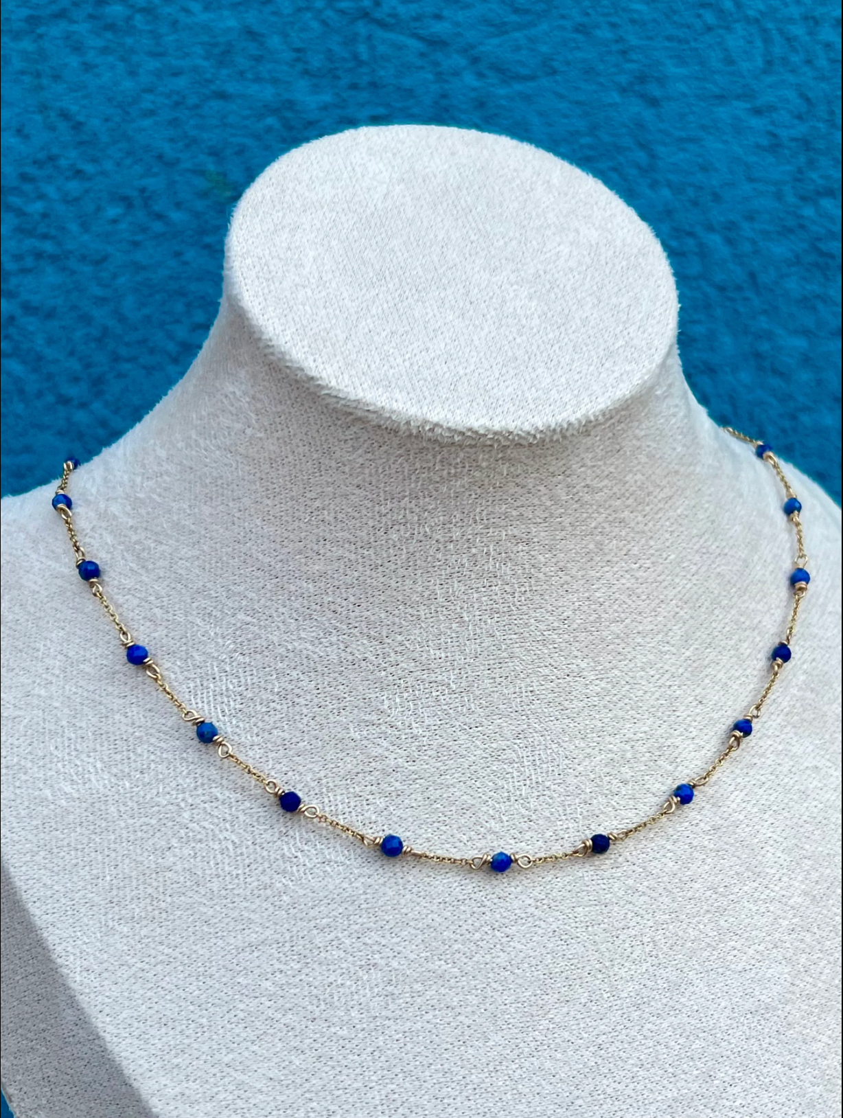 Lapis Lazuli Satellite Necklace