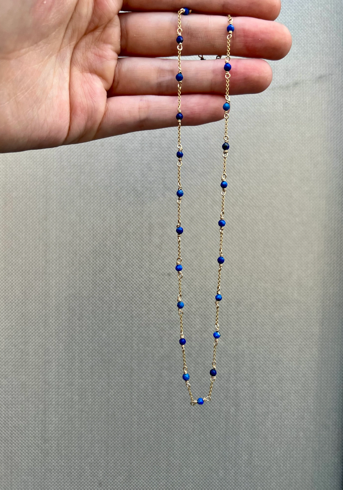 Lapis Lazuli Satellite Necklace