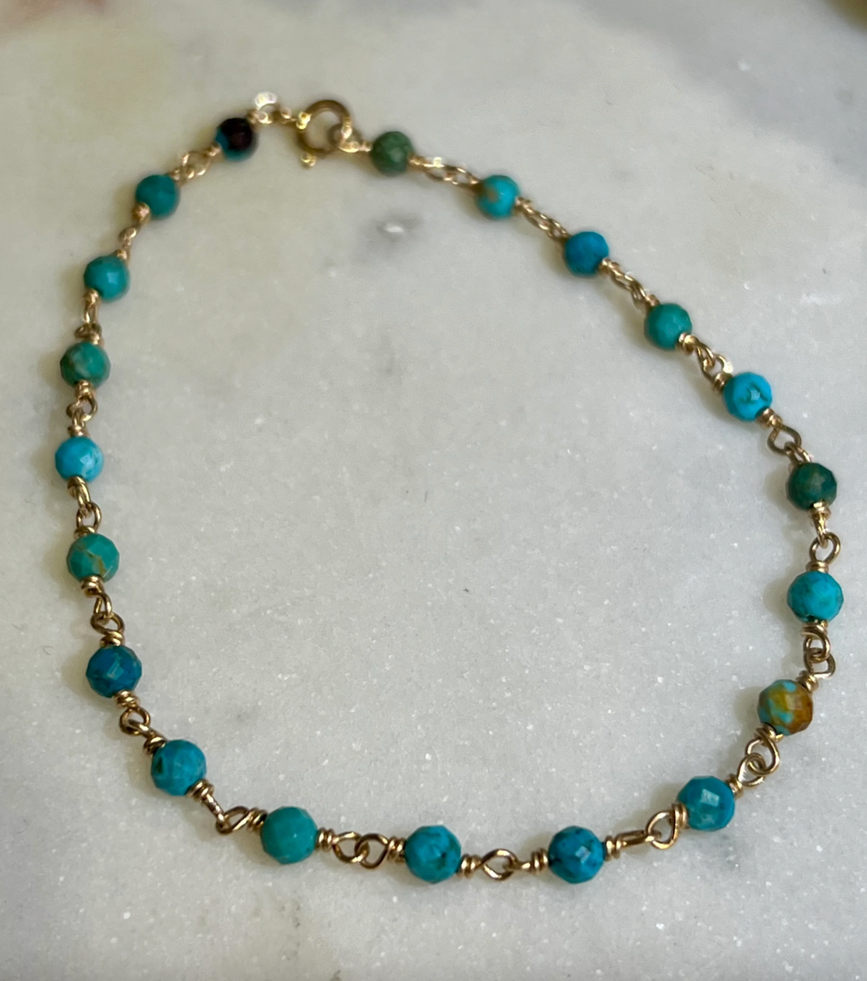 Turquoise Gemstone Bracelet