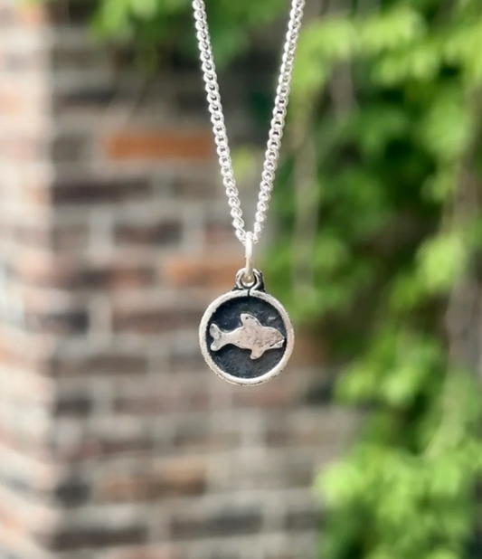 Fish Coin Talisman | Small