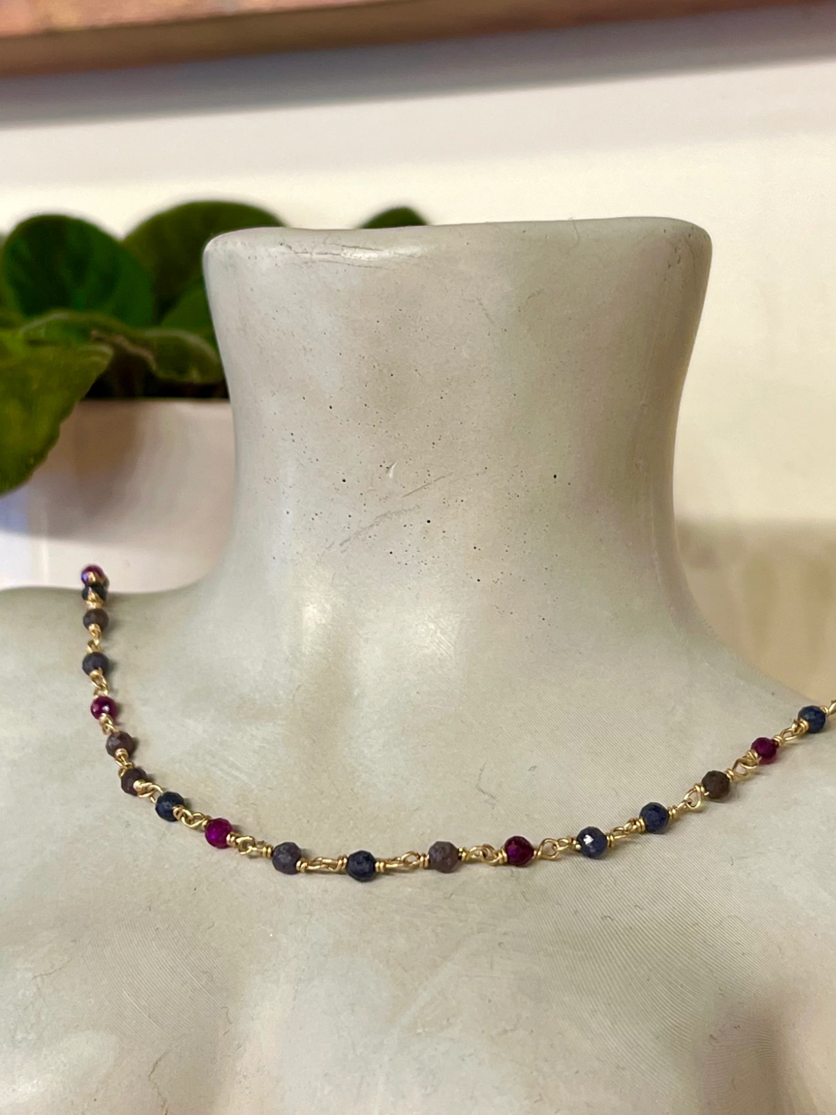 Sapphire Necklace | Gold
